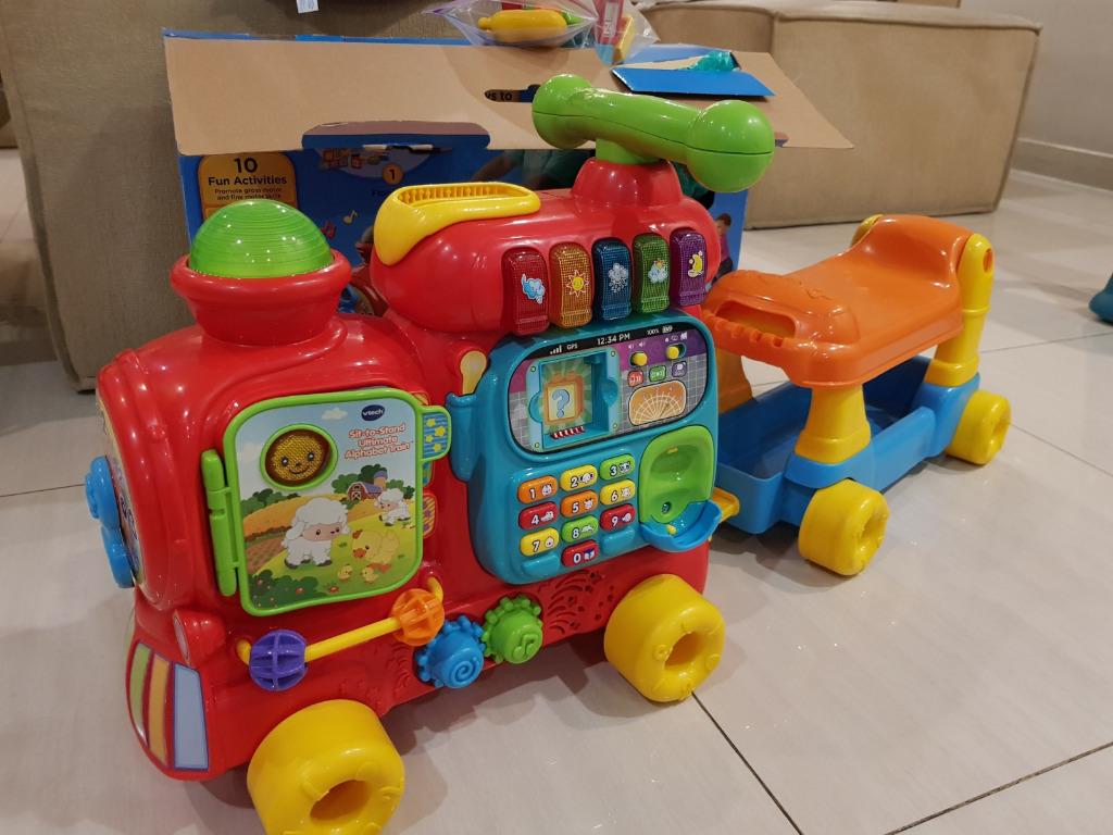 VTech Sit-to-Stand Ultimate Alphabet Train, Babies & Kids, Infant ...