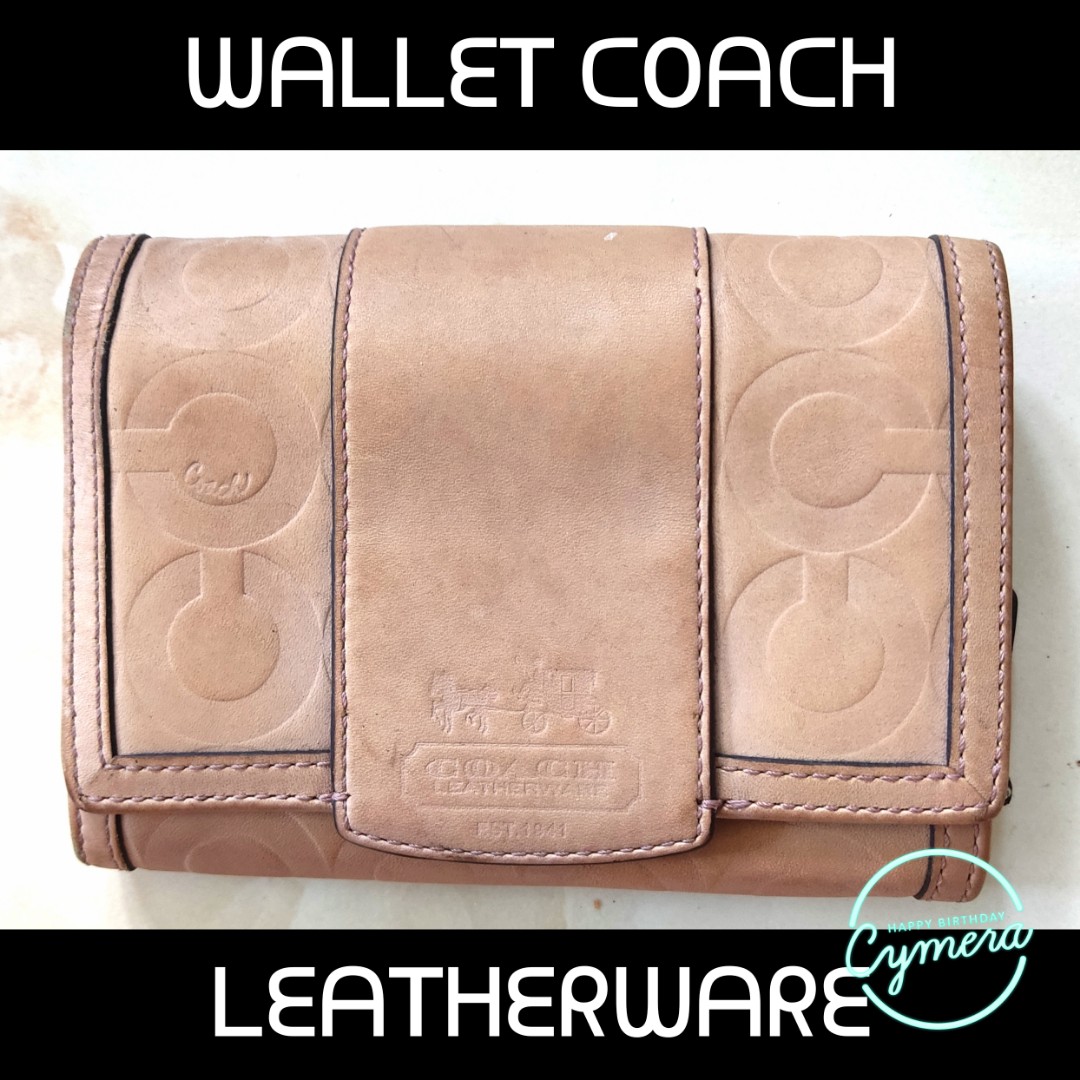 coach leatherware wallet