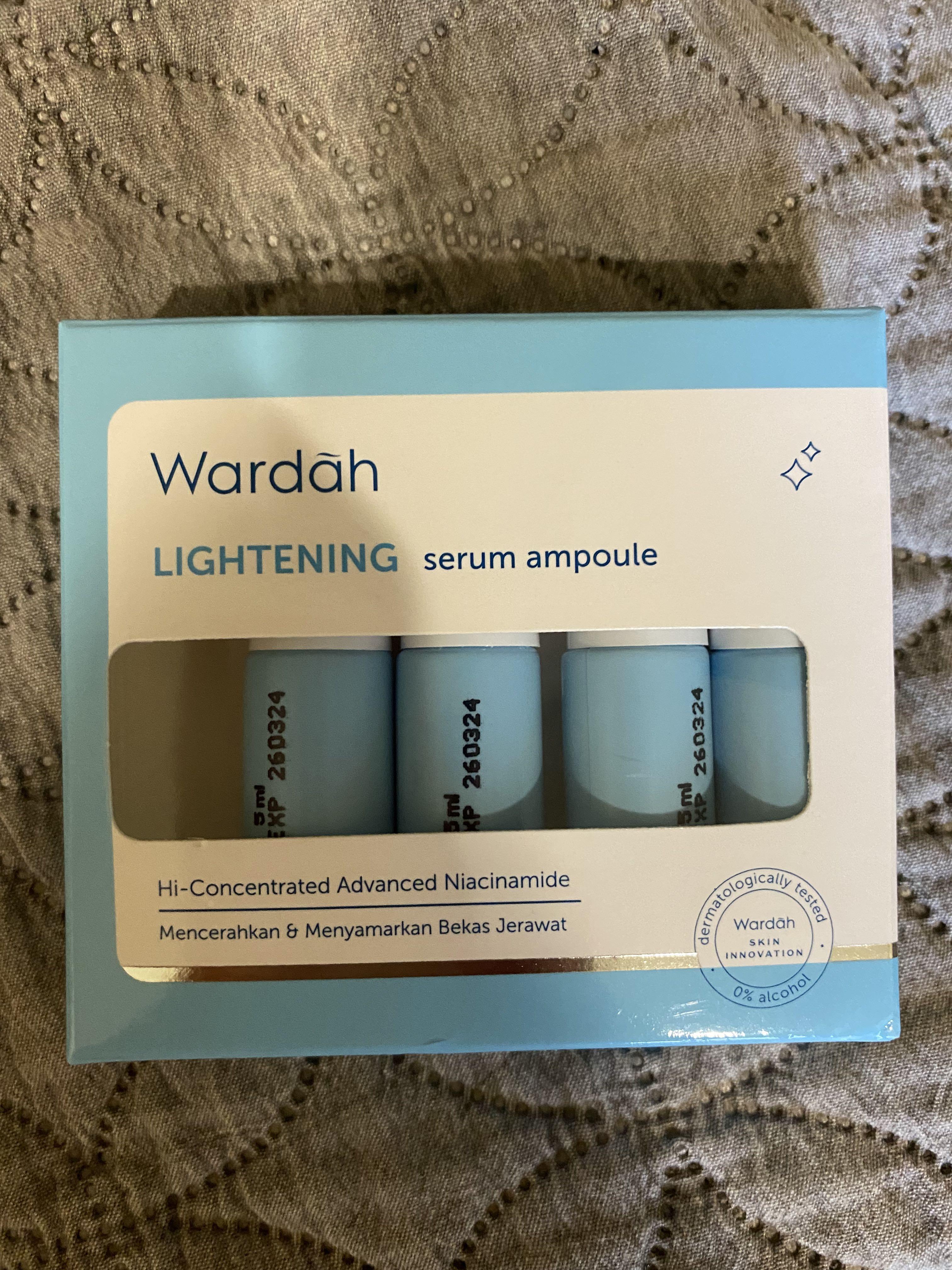 Serum ampoule lightening wardah Kegunaan Wardah
