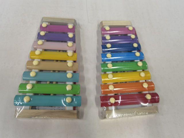 Wooden Xylophone (No Box) (Category: Musical Instruments) located in Quezon City. Submitted by tanyachoa (Listing ID 1101266164, Image 3). Description: 🎈No Box Colors: 🎈Primary 🎈Pastel Size: 24x13x2cm.
