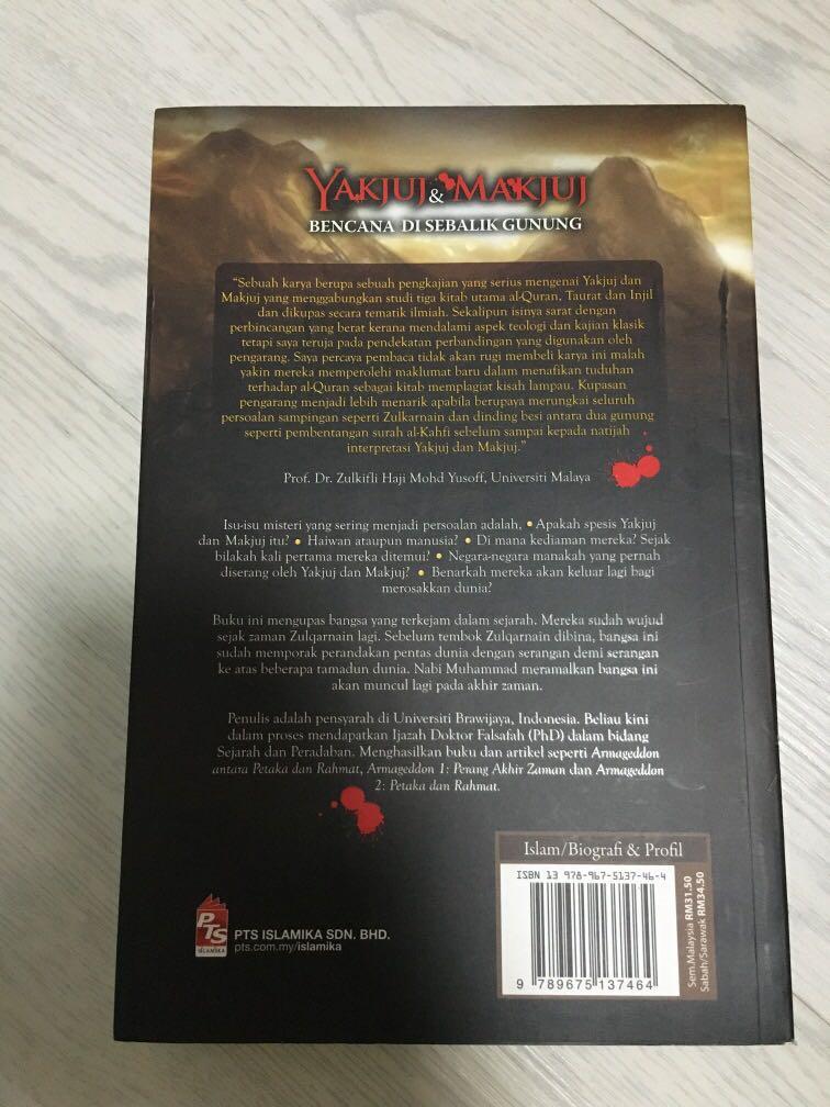 Yakjuj Makjuj Bencana Di Sebalik Gunung Islam Malay Hobbies Toys Books Magazines Religion Books On Carousell