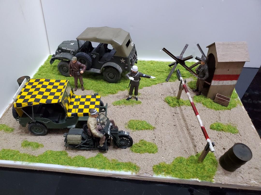 1 35 二戰美軍軍事情景模型完成品 Italeri Miniart 興趣及遊戲 玩具 遊戲類 Carousell