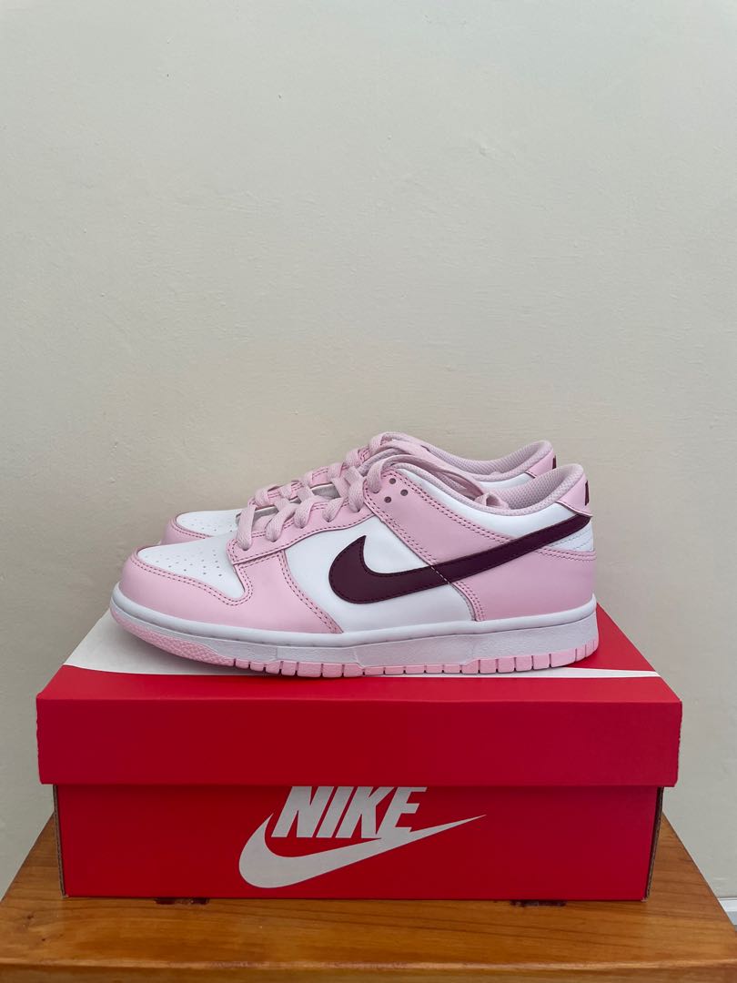 nike dunk low pink foam gs