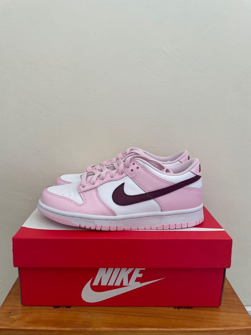 pink foam dunk low gs