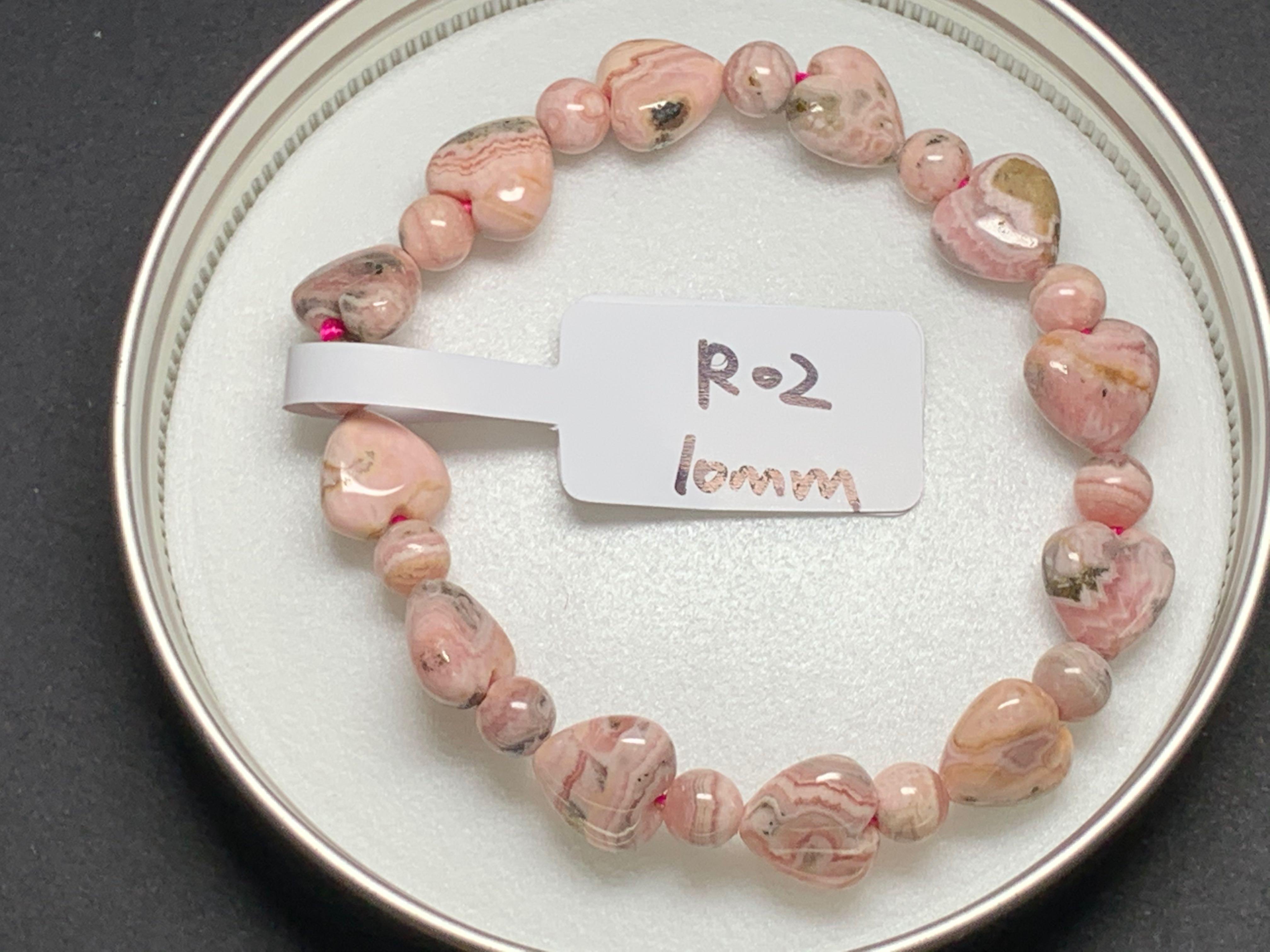 紅紋石小愛心水晶手鏈 手作 自家設計 手作產品 飾物 Carousell