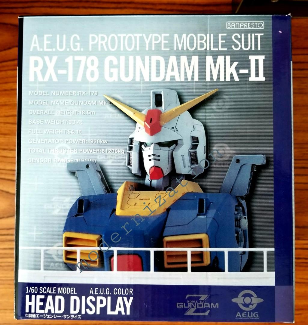 機動戰士高達1/60 半胸像Gundam A.E.U.G. Colour Head Display RX-178