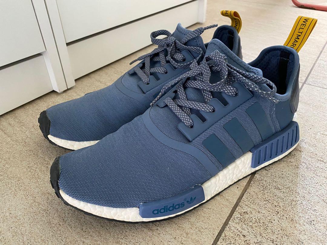 Adidas NMD R1 Tech ink yellow Men s Fashion Footwear Sneakers