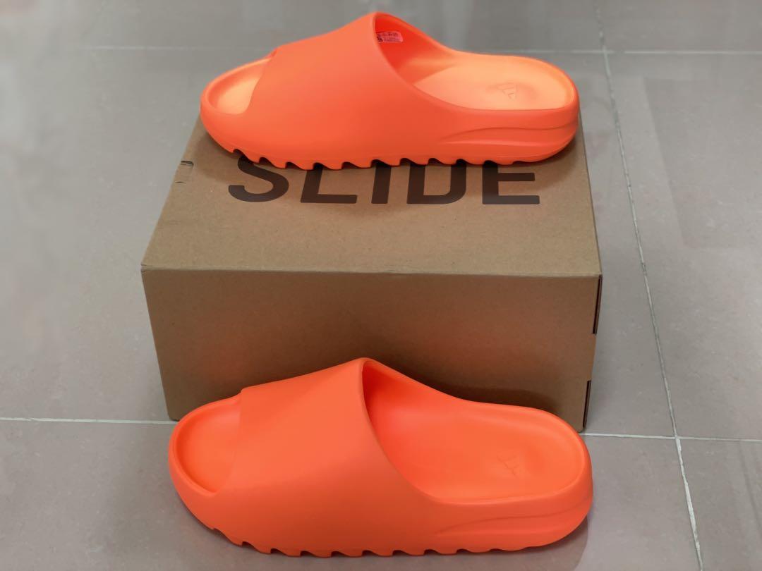 Adidas Yeezy Slide Enflame Orange, 男裝, 鞋, 西裝鞋- Carousell