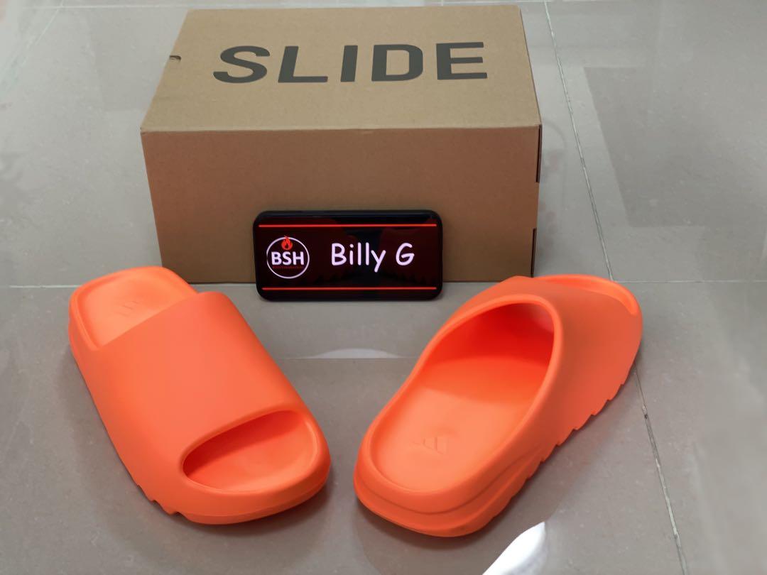 Adidas Yeezy Slide Enflame Orange, 男裝, 鞋, 西裝鞋- Carousell