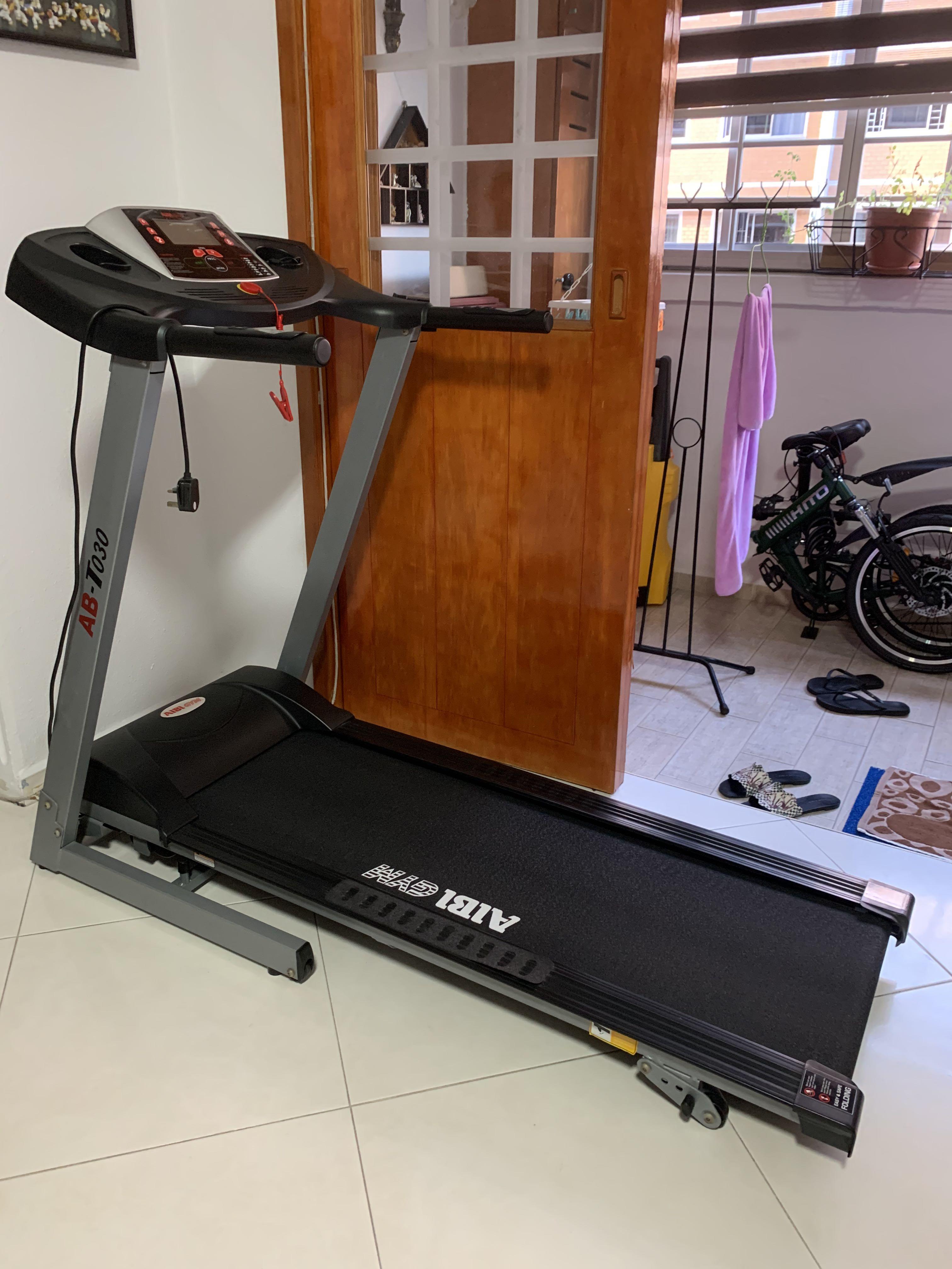 AIBI AB T030 Threadmill Sports Equipment Exercise Fitness Cardio Fitness Machines on Carousell