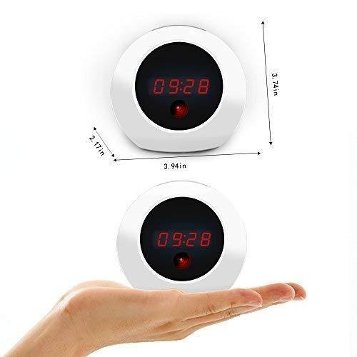 Aisoul Hidden Spy Camera Alarm Clock HD 1080P Indoor Security