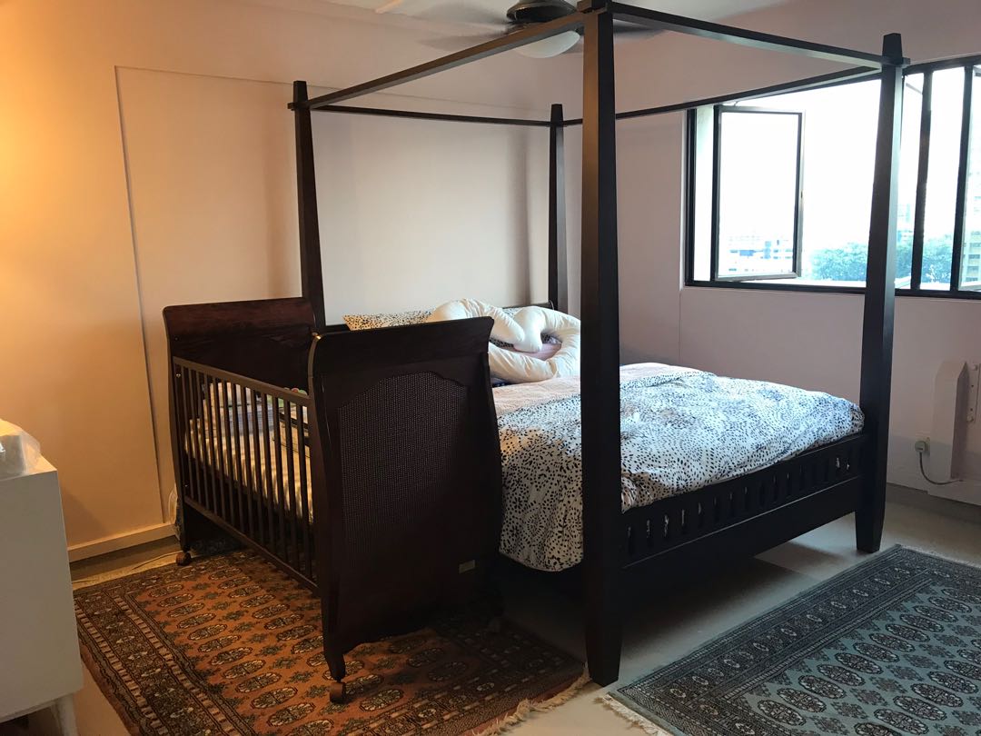 Antique style Moses crib, Babies & Kids, Baby Nursery & Kids Furniture