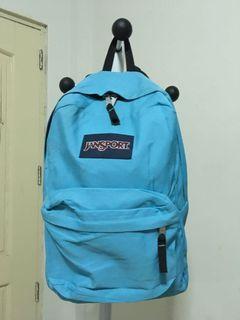 Authentic Jansport Skyblue backpack  large size