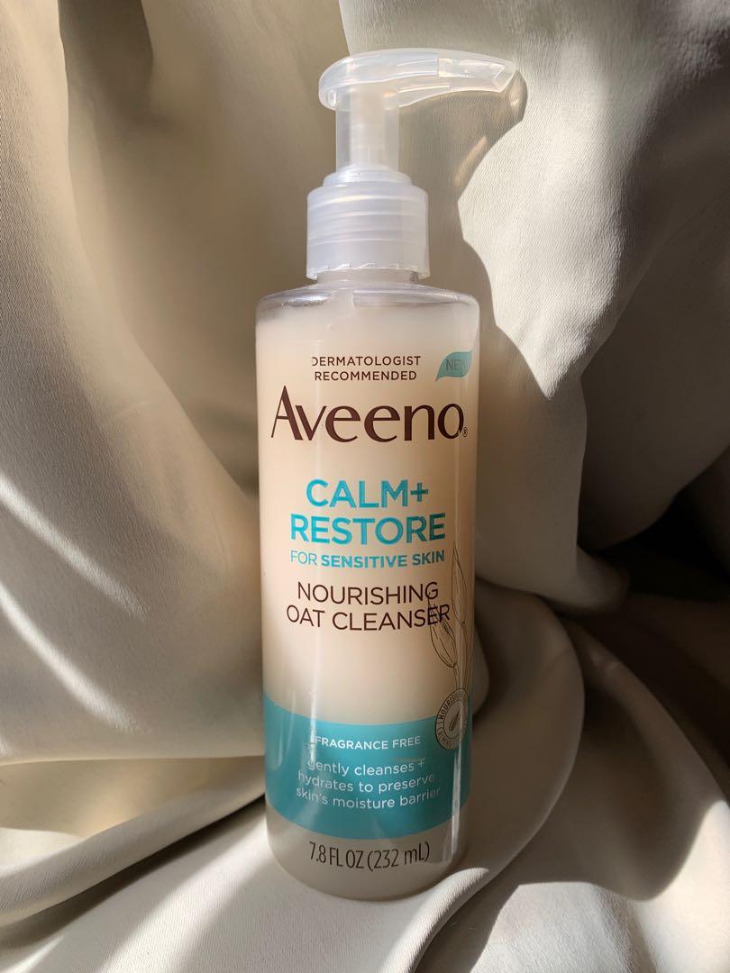 AVEENO CALM RESTORE OAT CLEANSER (Category: Face Care) located in Cainta. Submitted by alexa.dg (Listing ID 1101600987, Image 1). Description: Used 2x only • Last price Bought if for P1,219.