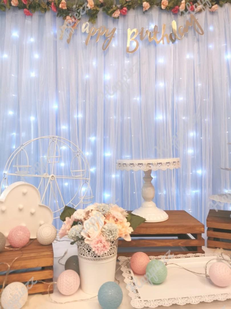 Baby shower decorations birthday backdrop birthday decorations, Hobbies &  Toys, Stationery & Craft, Occasions & Party Supplies on Carousell