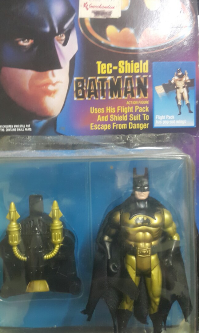 batman tec-shield, Hobbies & Toys, Collectibles & Memorabilia, Vintage  Collectibles on Carousell