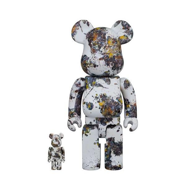 BE@RBRICK Jackson Pollock Studio (SPLASH) 100% & 400% 全新, 興趣及