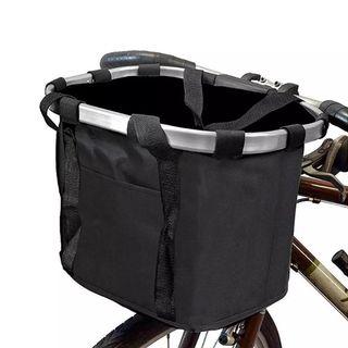 Bicycle Basket Handlebar Pannier Cycling Carryings Holder Bike Riding Pouch Cycle Biking Front Baggage Bag
