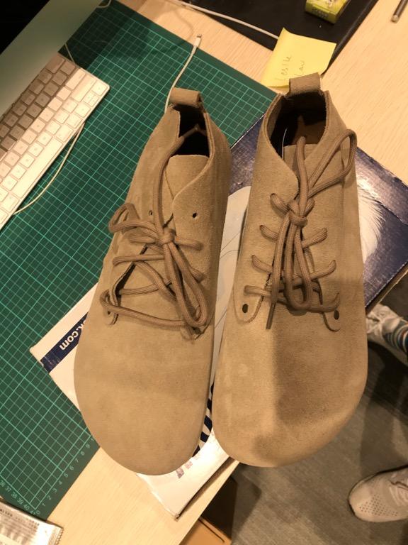 Birkenstock Dundee M10 43 Suede Taupe Carousell