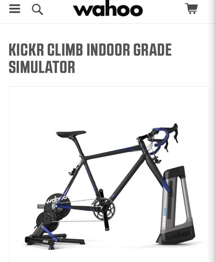 Brand New Wahoo Kickr Climb for sale Sports Equipment Bicycles