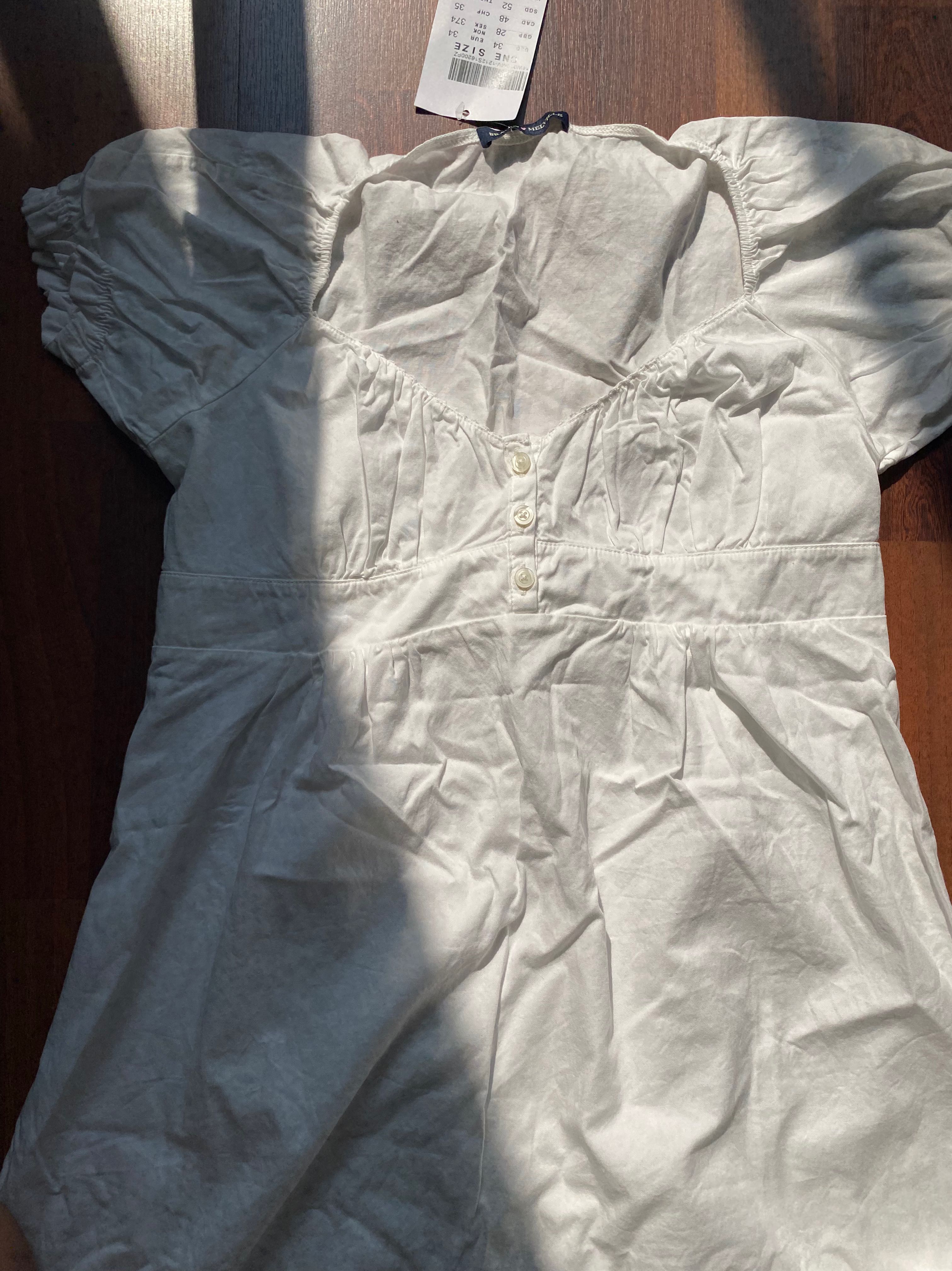 Bnwt Brandy Melville White Blair Dress (2nd version), Women's Fashion,  Dresses & Sets, Dresses on Carousell
