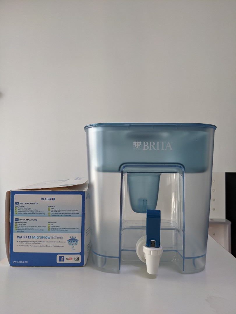 Brita flow 8.2L water dispenser pitcher, Furniture & Home Living ...