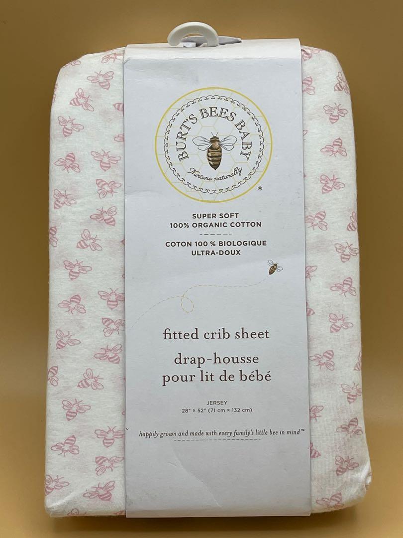Burt’s Bees Crib Sheet Super Soft cotton, Babies & Kids, Baby Nursery