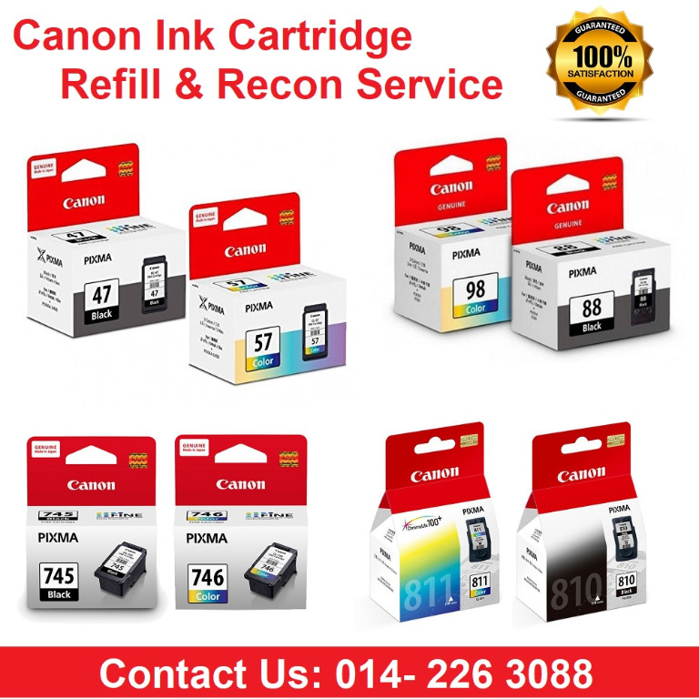 Canon Ink Refill Recon Service