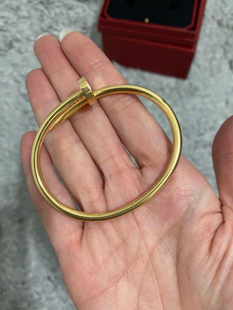 Weight of cartier juste un clou bracelet shop