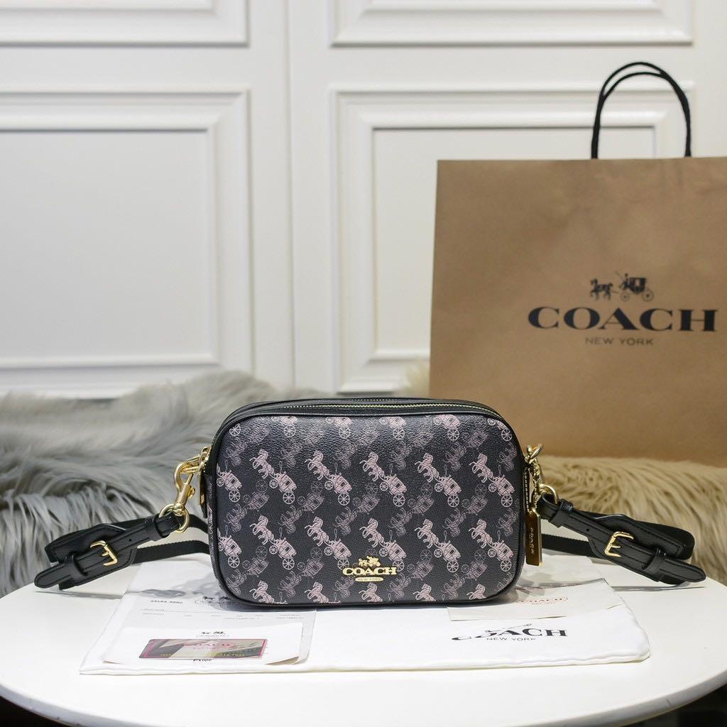 Jes crossbody with horse and carriage print deals