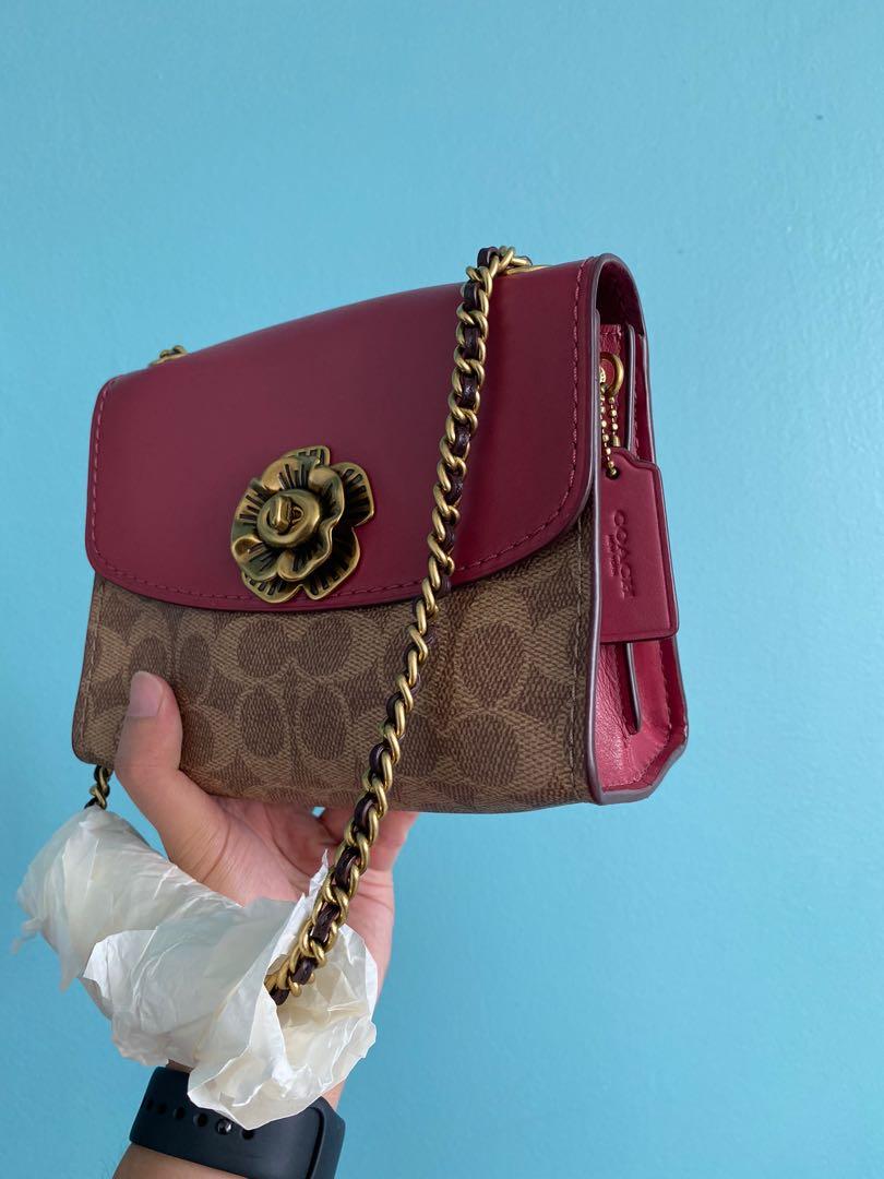 Coach parker 18 signature crossbody top