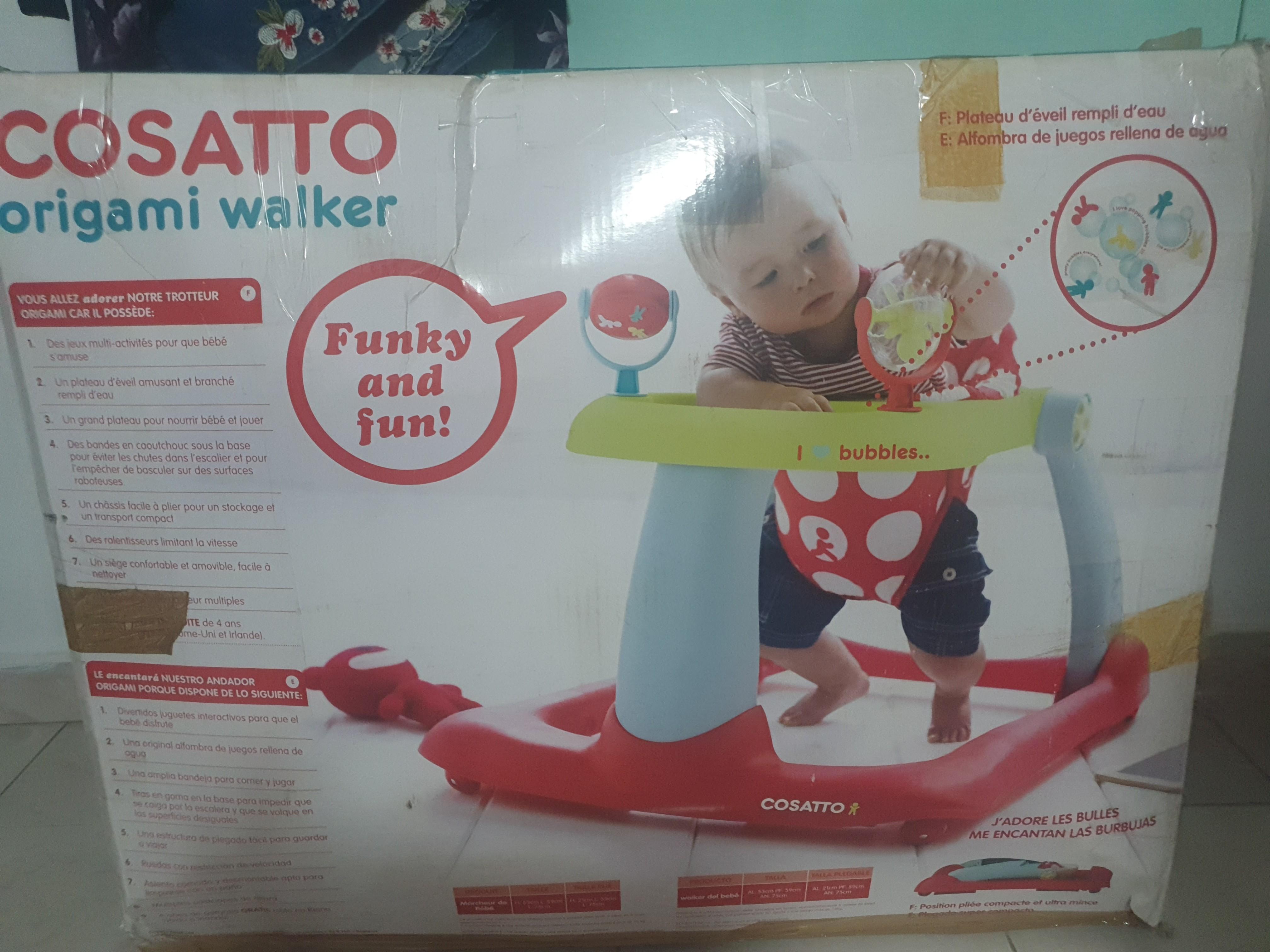 Cosatto Origami Walker 13 Babies Kids Baby Nursery Kids Furniture Kids Tables Chairs On Carousell