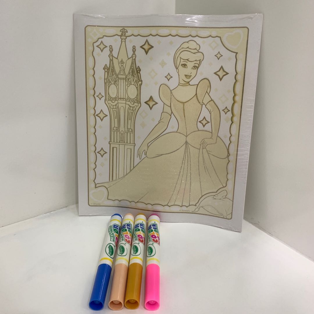Crayola Princess Coloring Page & Markers antibosan, Bayi & Anak