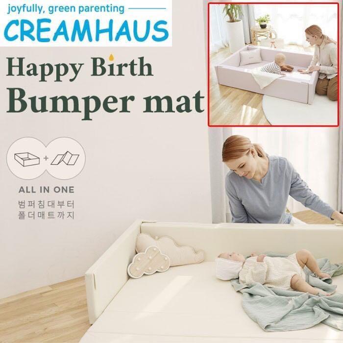 Folding play mat by cream haus top