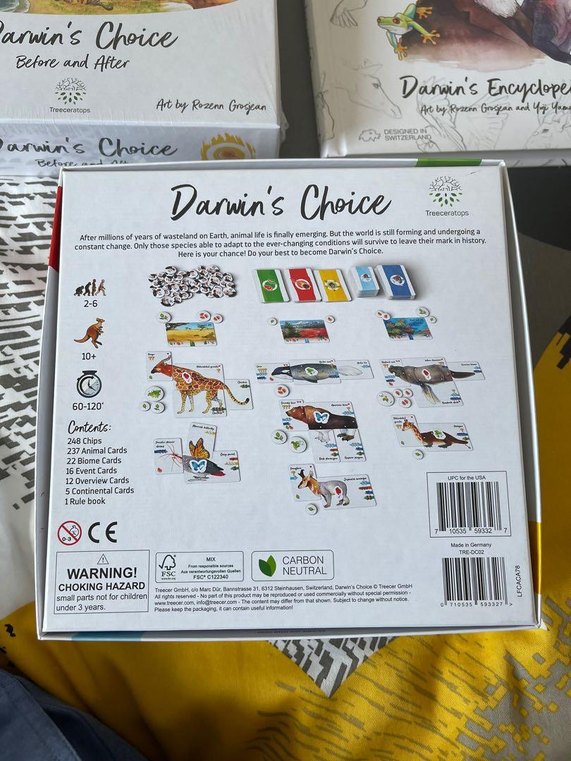 Darwin's Choice Full Kickstarter Set, Hobbies & Toys, Toys & Games on
