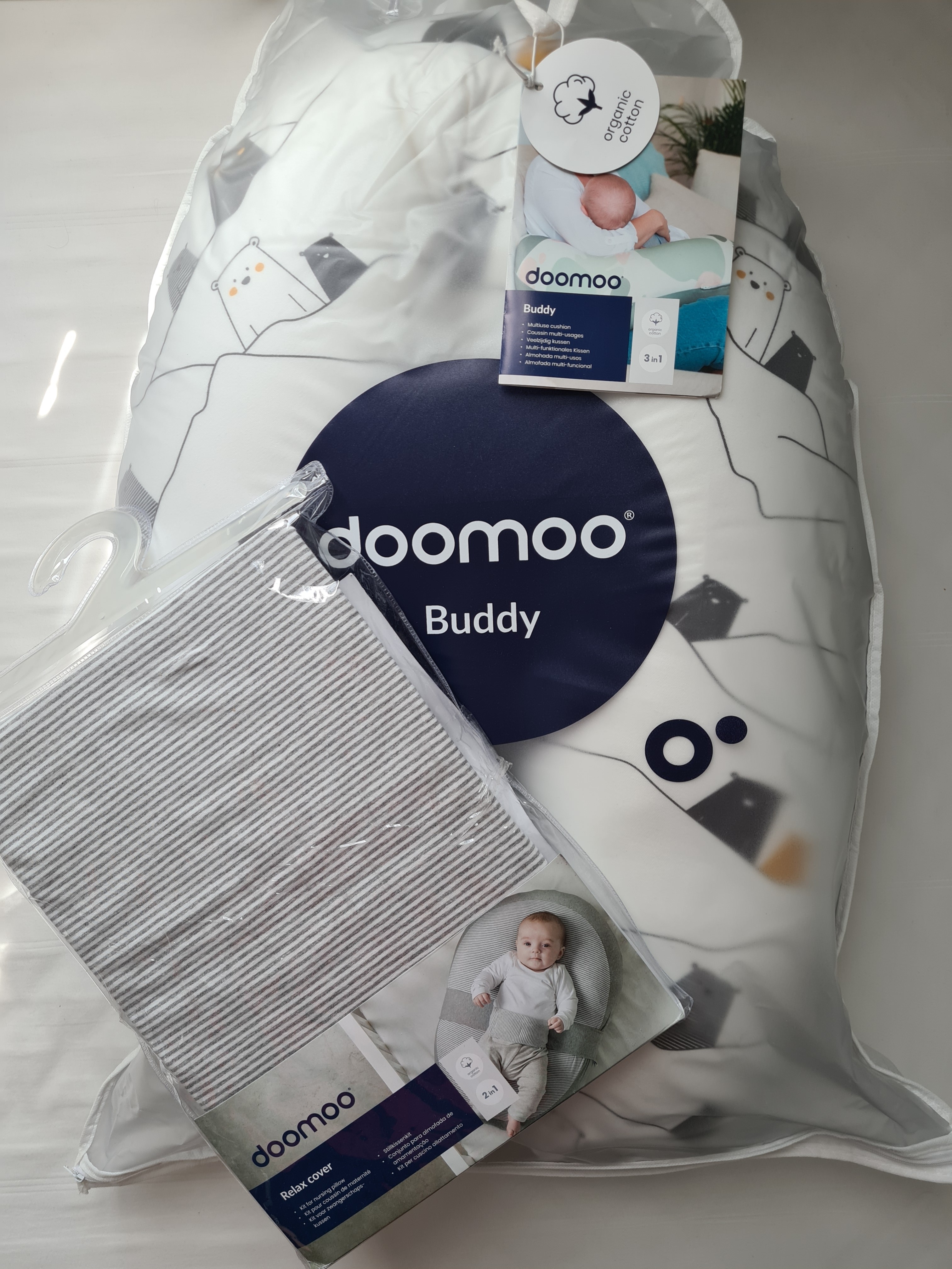 Doomoo Breastfeeding & Maternity pillow - Deer Cream