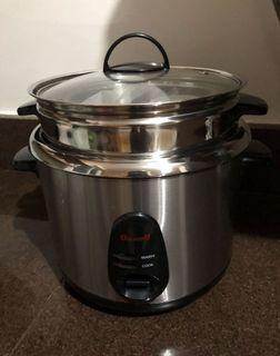 Dowell 5/ 8/ 10 Cups Stainless bowl Rice Cooker with Steamer