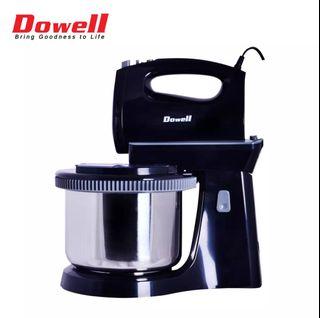 Dowell SM-917S 2-in-1 Hand Stand Electric Mixer for Baking with Stainless Auto-Rotating Bowl black