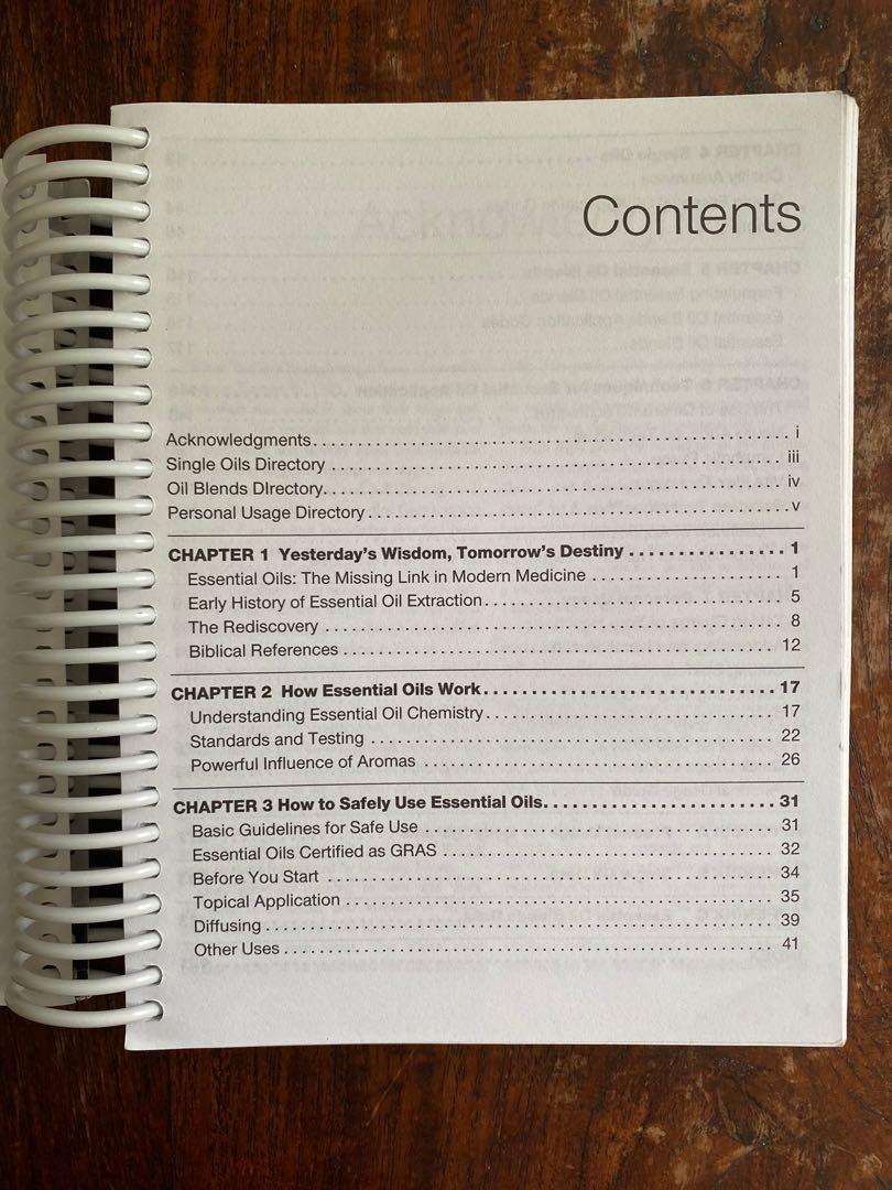 ESSENTIAL OILS POCKET REFERENCE (Category: Textbooks) located in Paranaque City. Submitted by cvcrossing (Listing ID 1101444642, Image 3). Description: Old stock, not used with normal wear and tear on the cover 7th edition Spiral bound Black and white print The Essential Oils Pocket Reference is your comprehensive guide to the immense properties and capabilities of pure essential oils. This all-inclusive guide combines the factual findings of sci