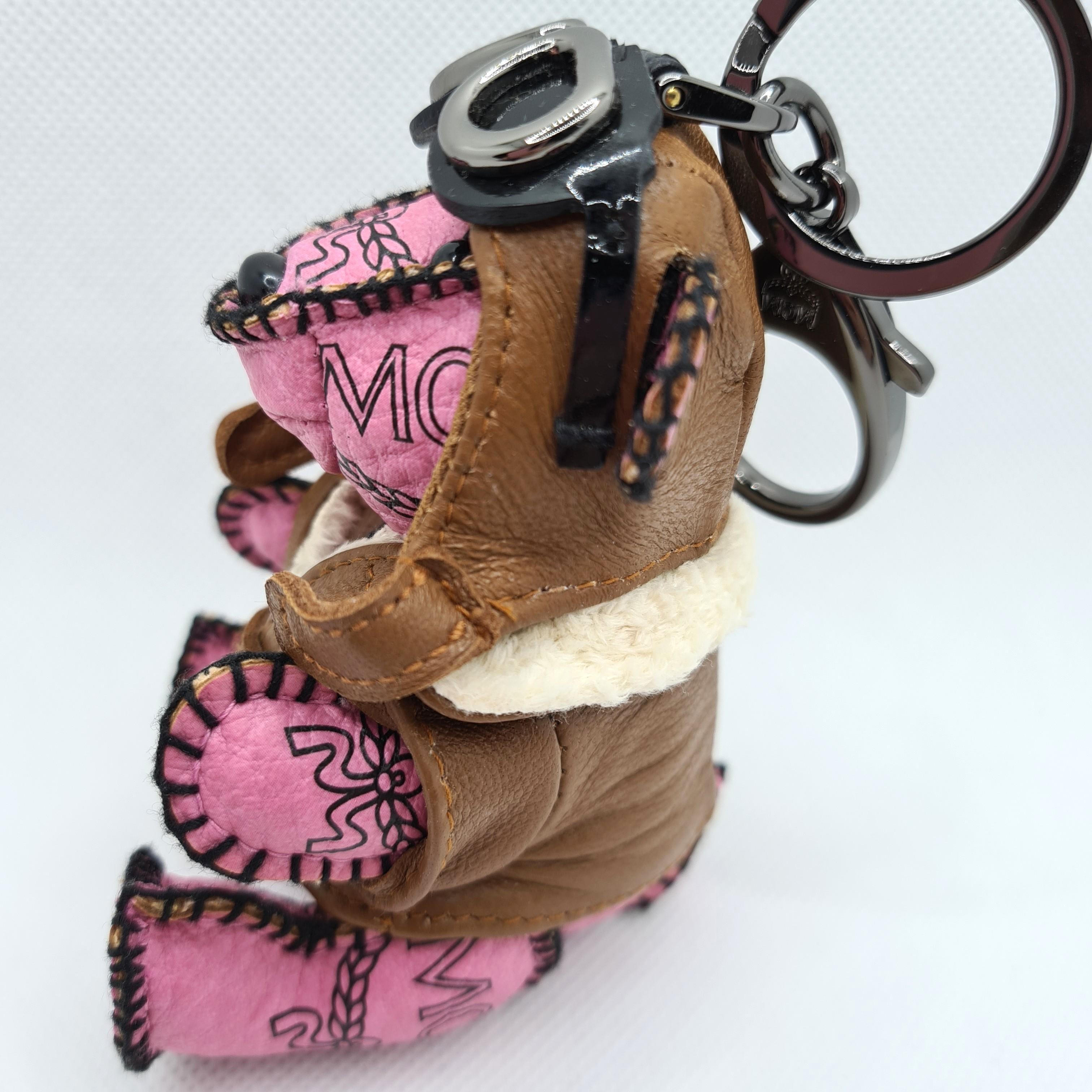 Mcm shop bear keychain