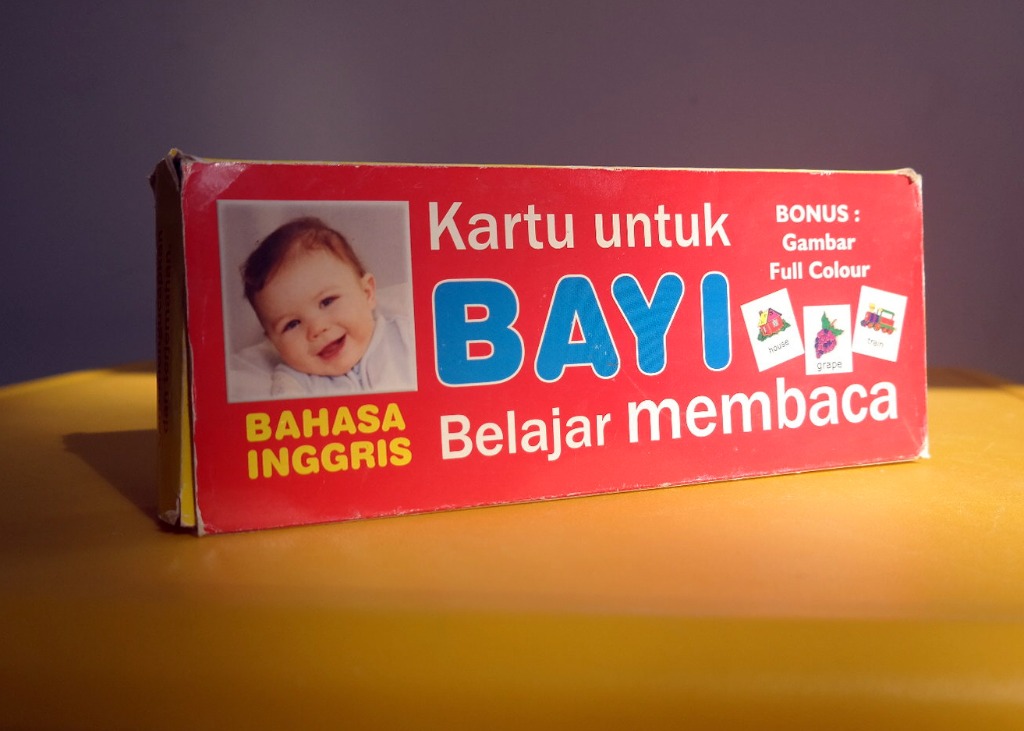 Flash Card untuk bayi belajar baca sejak dini #antibosan, Bayi & Anak