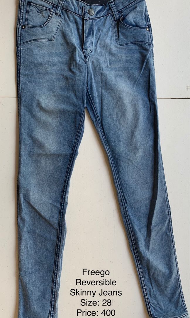 Freego Reversible Skinny Jeans, Women's 