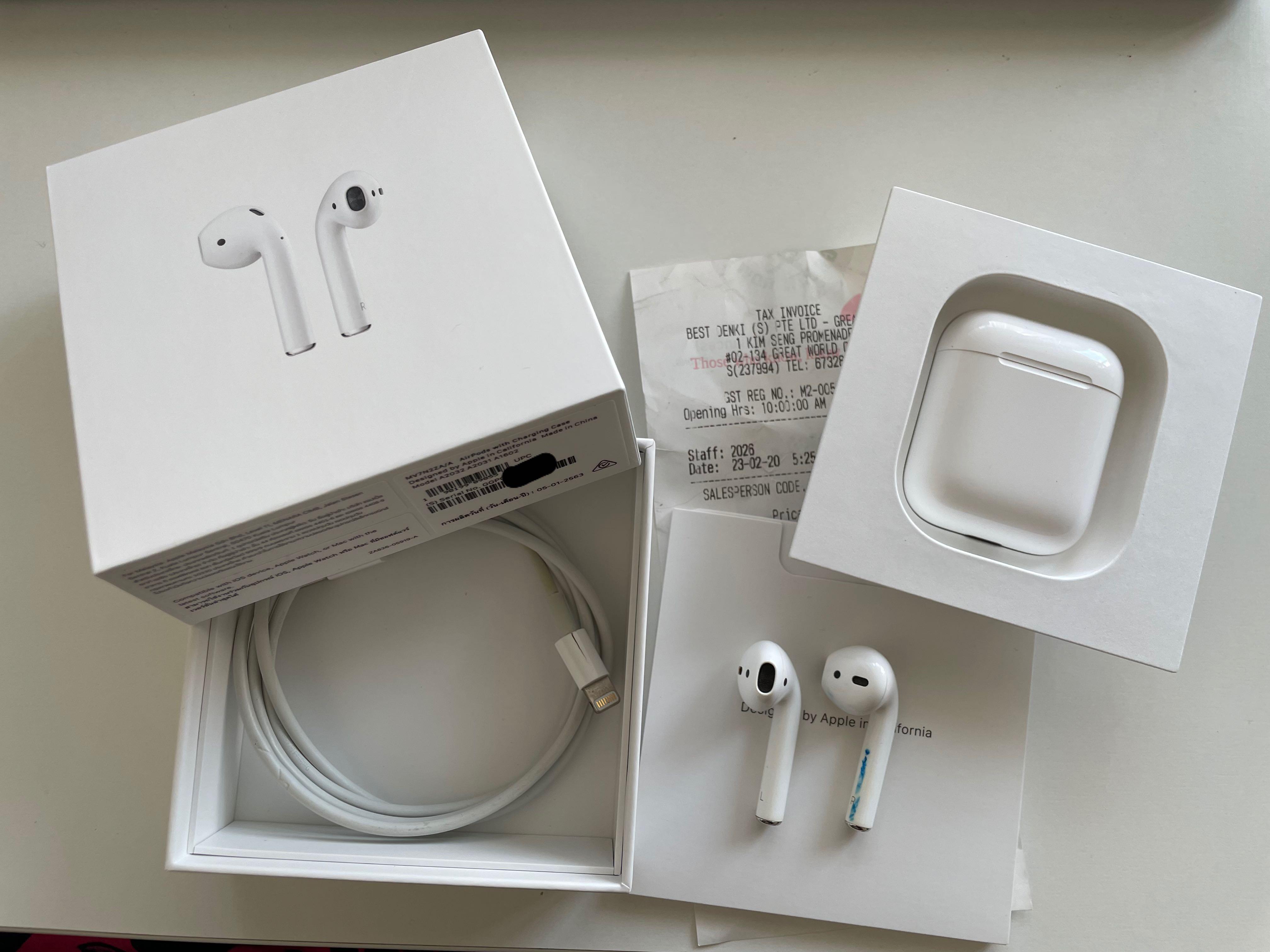 Full Set Apple Airpods(2nd Generation), Audio, Earphones on Carousell