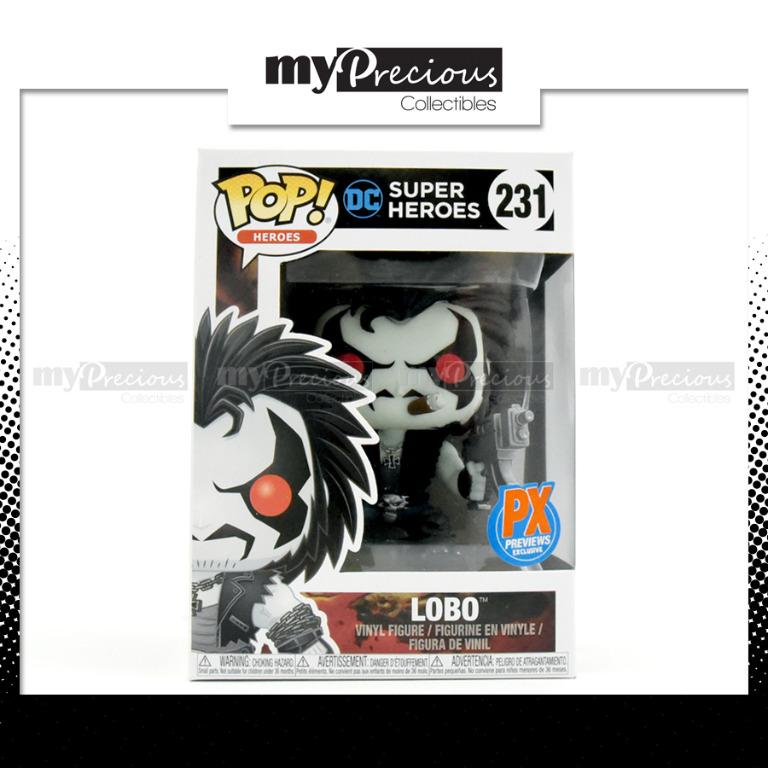 Funko Pop DC Super Heroes 231 Lobo PX Previews Exclusive Pop