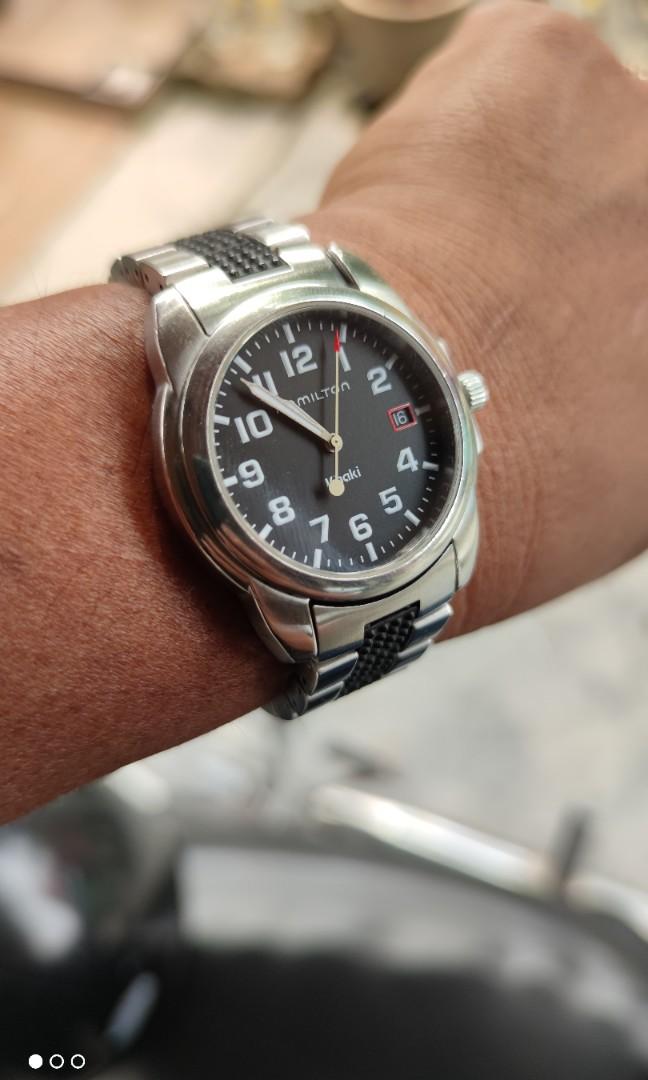 Hamilton online khaki quartz