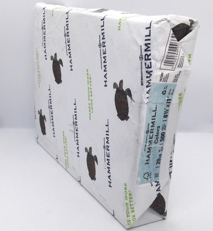 Hammermill Copy Paper, Blue, 500pcs, 8.5x11", Everything Else, Others