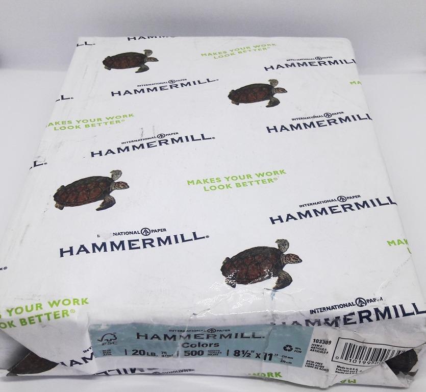 Hammermill Copy Paper, Blue, 500pcs, 8.5x11", Everything Else, Others