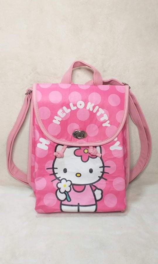 Hello kitty backpack (Category: Babies & Kids Fashion) located in Cavite. Submitted by ms.lavander (Listing ID 1101603717, Image 1). Description: 💜perfect for hello kitty lovers.
