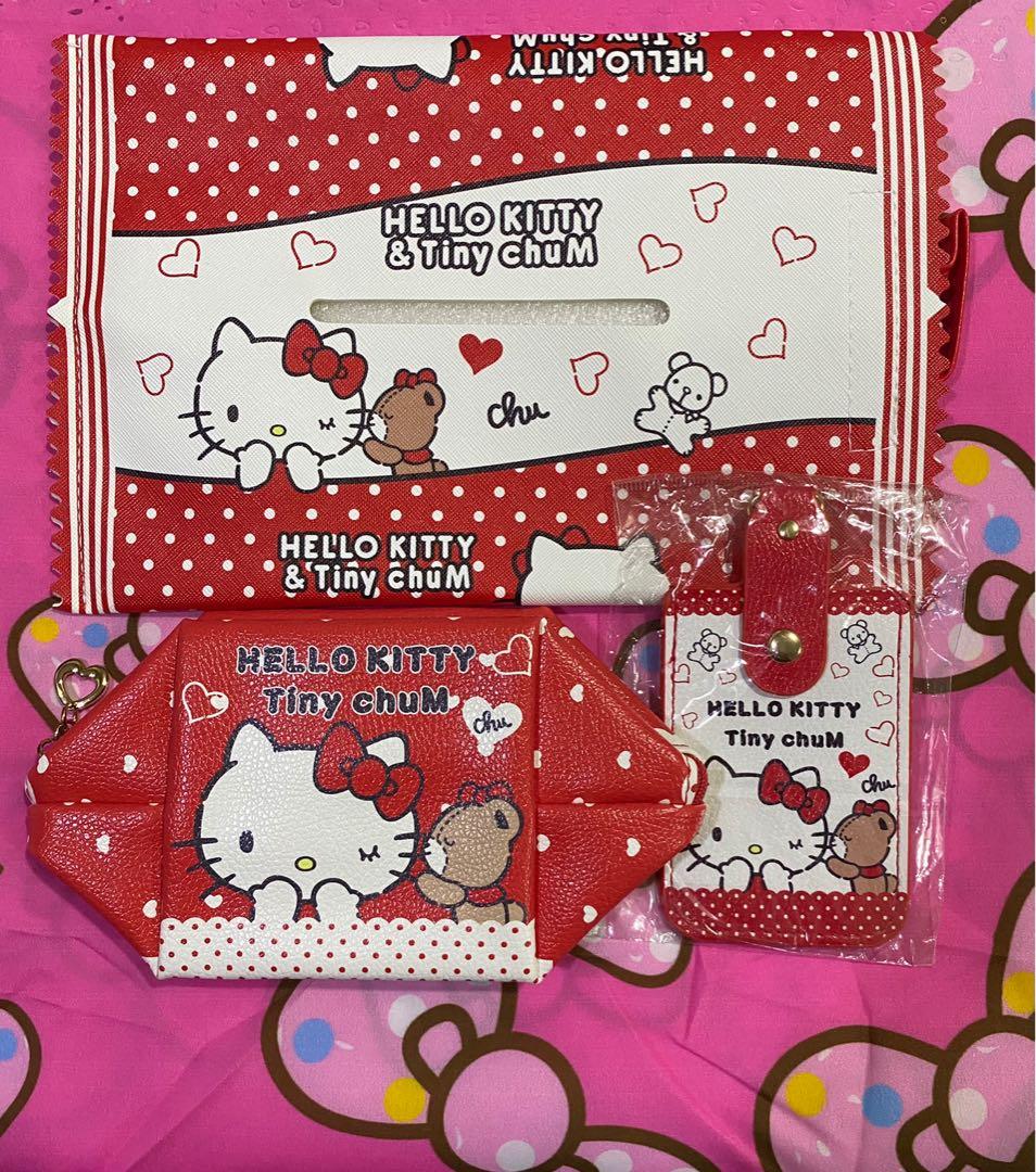 Hello Kitty Tissue Holder, Pouch & Card Holder, Hobbies & Toys