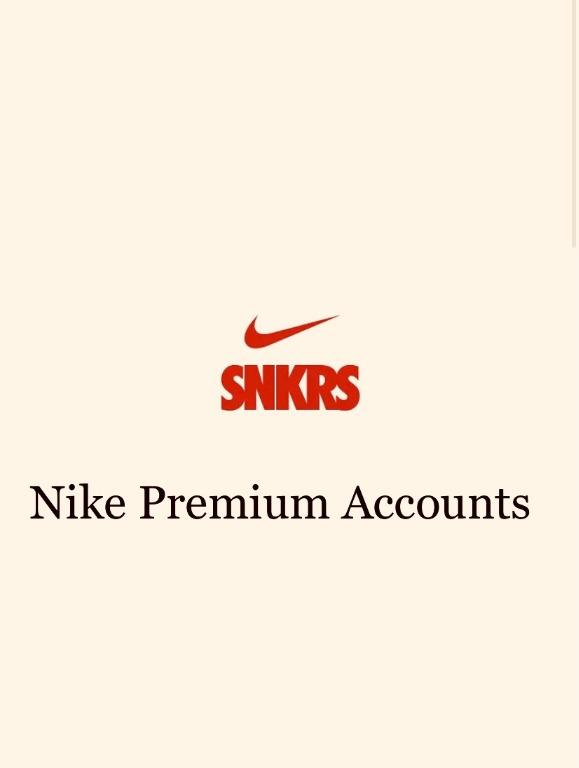 Verified snkrs account top